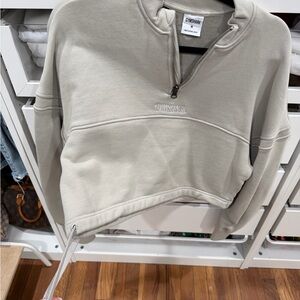 Gymshark Cream Half-Zip Pullover